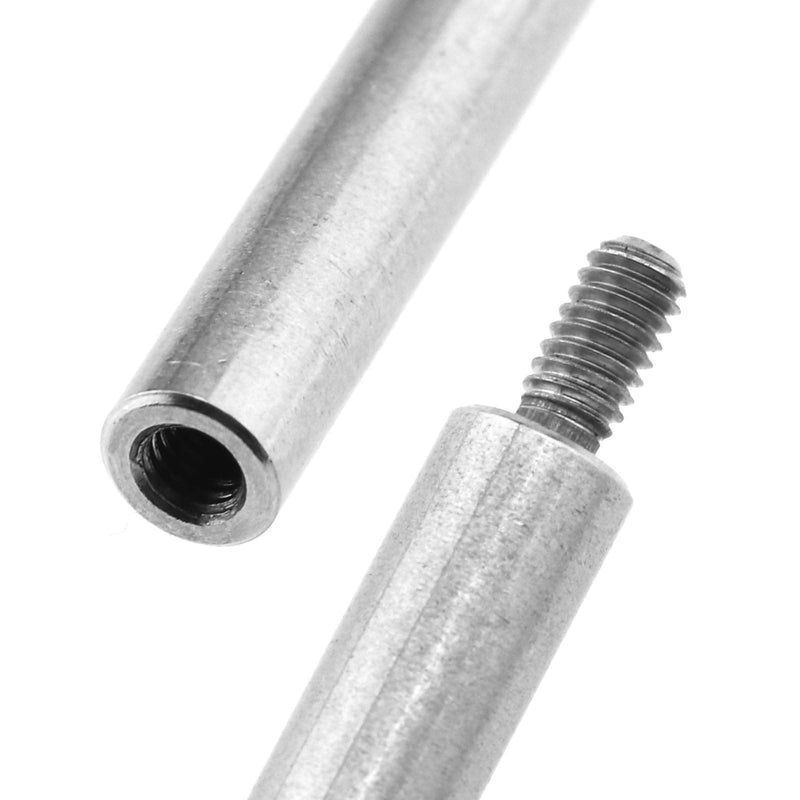[Australia - AusPower] - Metric Dial Indicator Set with 50 and 100mm Extension Stem Rod 0-10MM Range Measuring 0.01mm Accurate 