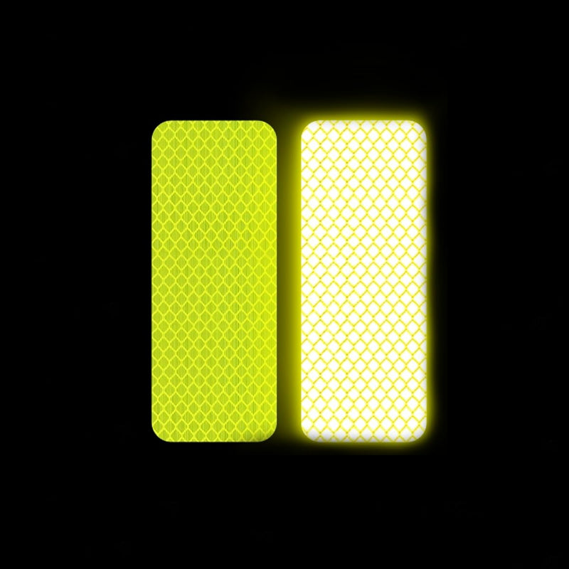 Reflective Stickers, 100 Pcs, 5 Colors Self-Adhesive Reflective Strip Set,Multi Purpose Reflective Tape for Outdoor Nighttime Visibility, Apparel, Trailer, Truck, Bike,etc