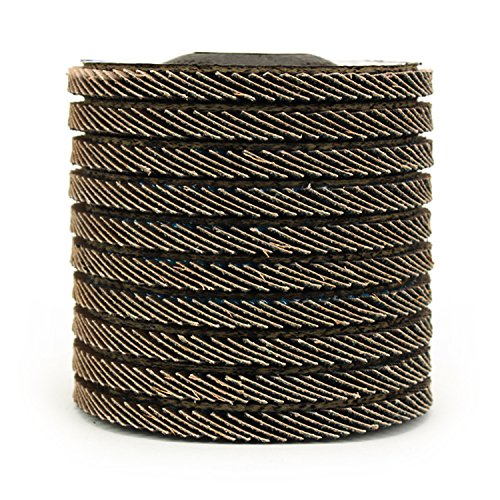 BHA Zirconia Grinding and Sanding Flap Discs T29, 4-1/2" x 7/8", 40 Grit - 10 Pack
