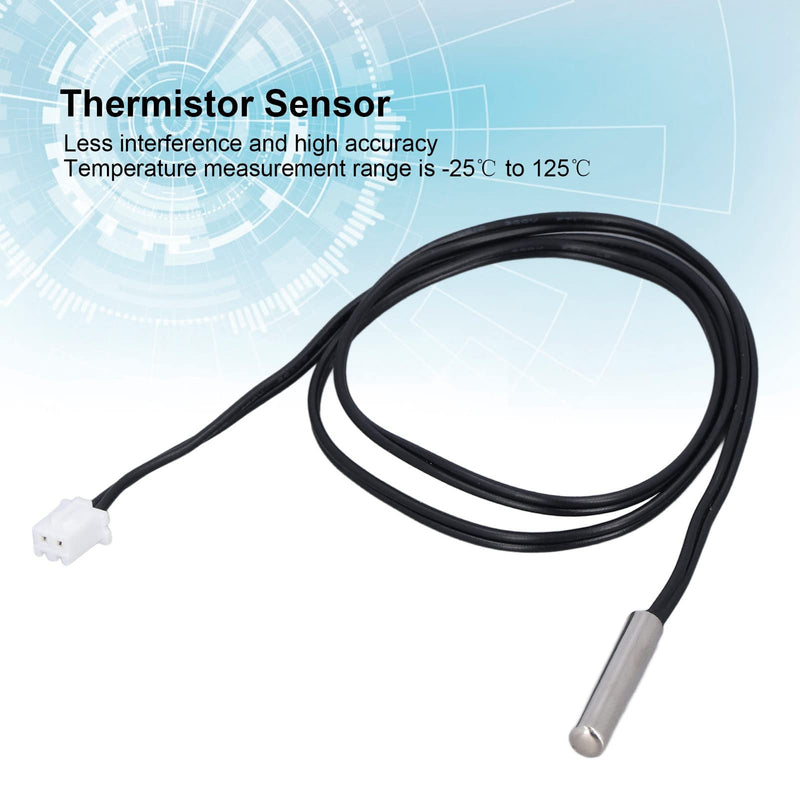 [Australia - AusPower] - 10Pcs Temperature Sensor Probe Thermistor Temp Transducer 5x25mm Cylindrical Head 500mm10K B3435 Thermal Temperature Probe, Thermistor Sensing Probe Thermistor Temp Transducer (10K B3435) 