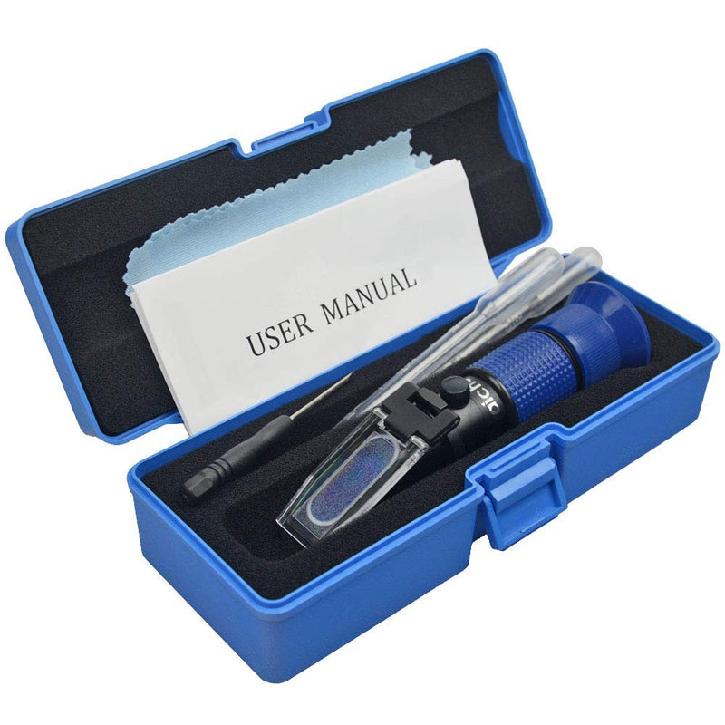 [Australia - AusPower] - Aichose 0-80% Brix Meter Refractometer for Measuring Sugar Content in Fruit, Honey, Maple Syrup and Other Sugary Drink, with Automatic Temperature Compensation Function 