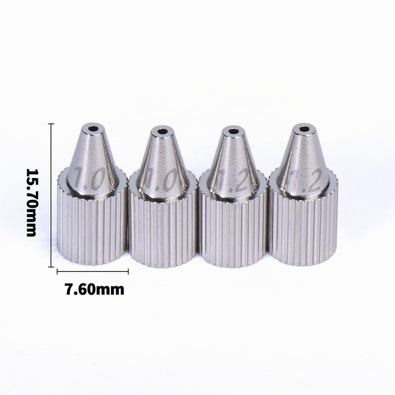 YIHUA Desoldering Nozzles Set (2 Pieces 1.0 mm, 2 Pieces 1.2 mm) Only for YIHUA 929D-V Desoldering Iron