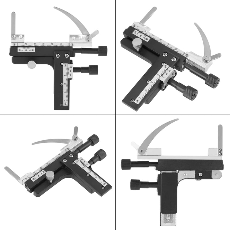 Microscope Table, Mechanical Table, Mechanical Table Microscope, Professional Clip-on Mechanical XY Movable Table Caliper with Scale for Microscope