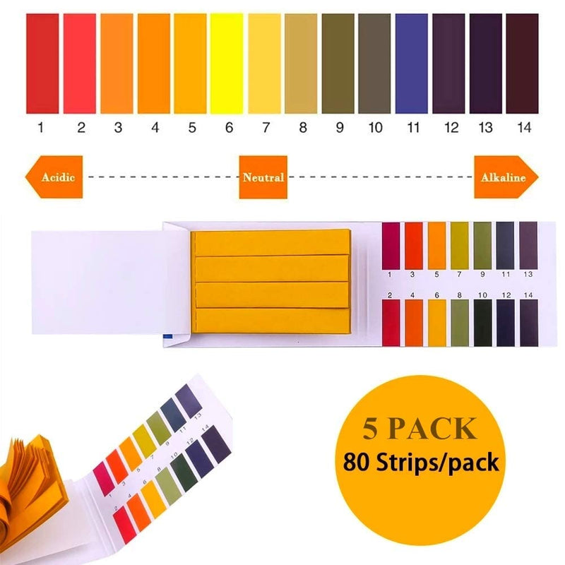 PH Test Strips,20 Pack Balance Strips PH Paper,for Urine,Saliva,Drinking Water,Pool,Spa,Soap,Fish Tank and Liquids(20) 20