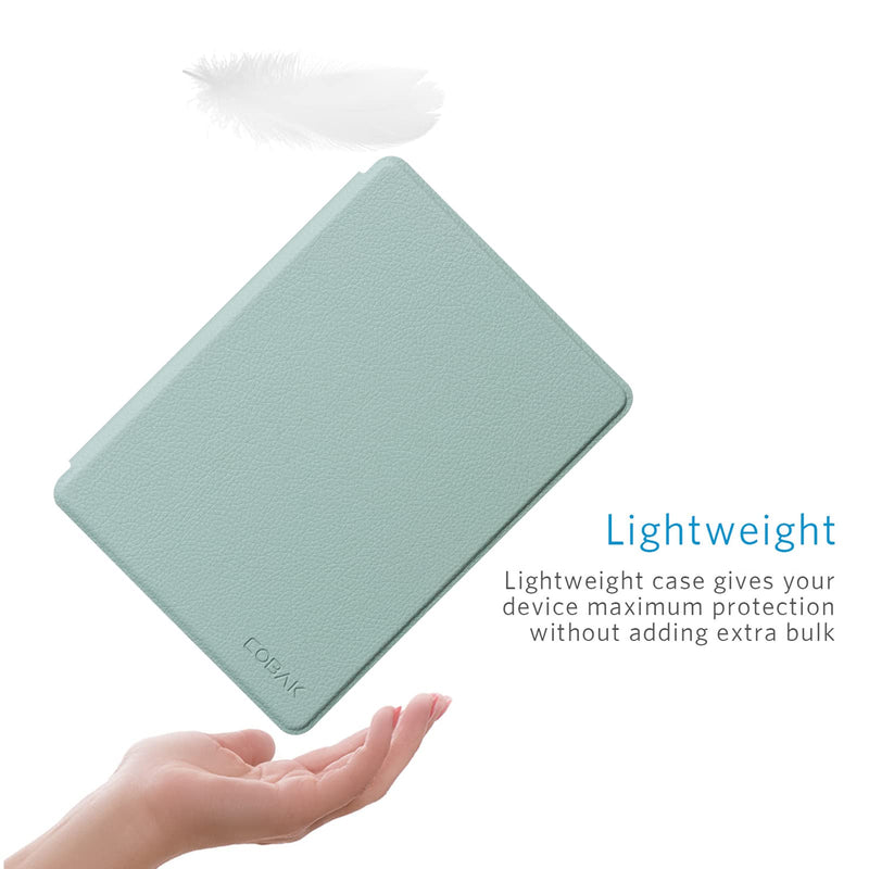 [Australia - AusPower] - CoBak Kindle Paperwhite Case - All New PU Leather Cover with Auto Sleep Wake Feature for Kindle Paperwhite 11th Generation 6.8" and Signature Edition 2021 Released ***A-sage green 