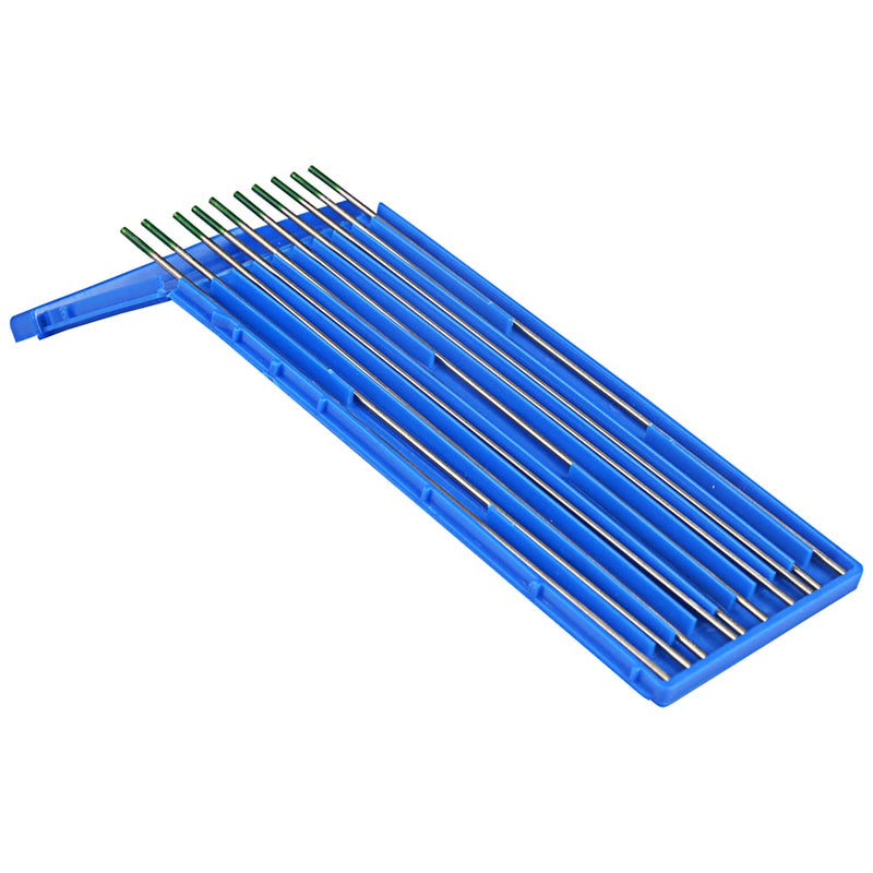 Rstar TIG Welding Tungsten Electrodes Pure Tungsten 1/16” x 7” (Green, WP) 10-Pack 1/16” x 7”