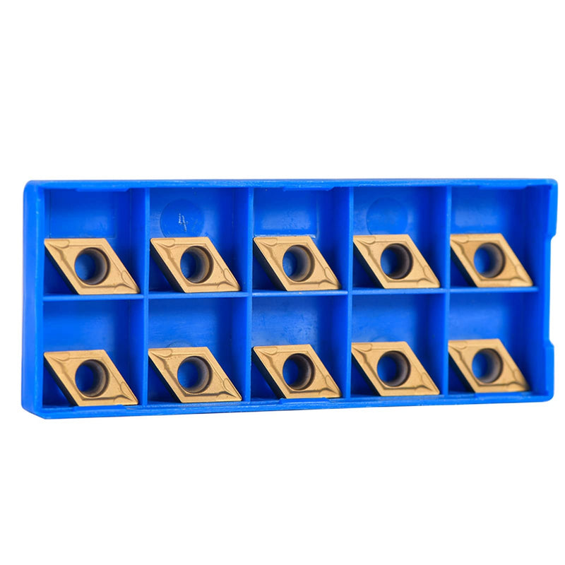 Indexable Inserts, Lathe Inserts, CNC Lathe Milling Inserts with Box DCMT11T304-HM YBC251 (Pack of 10)
