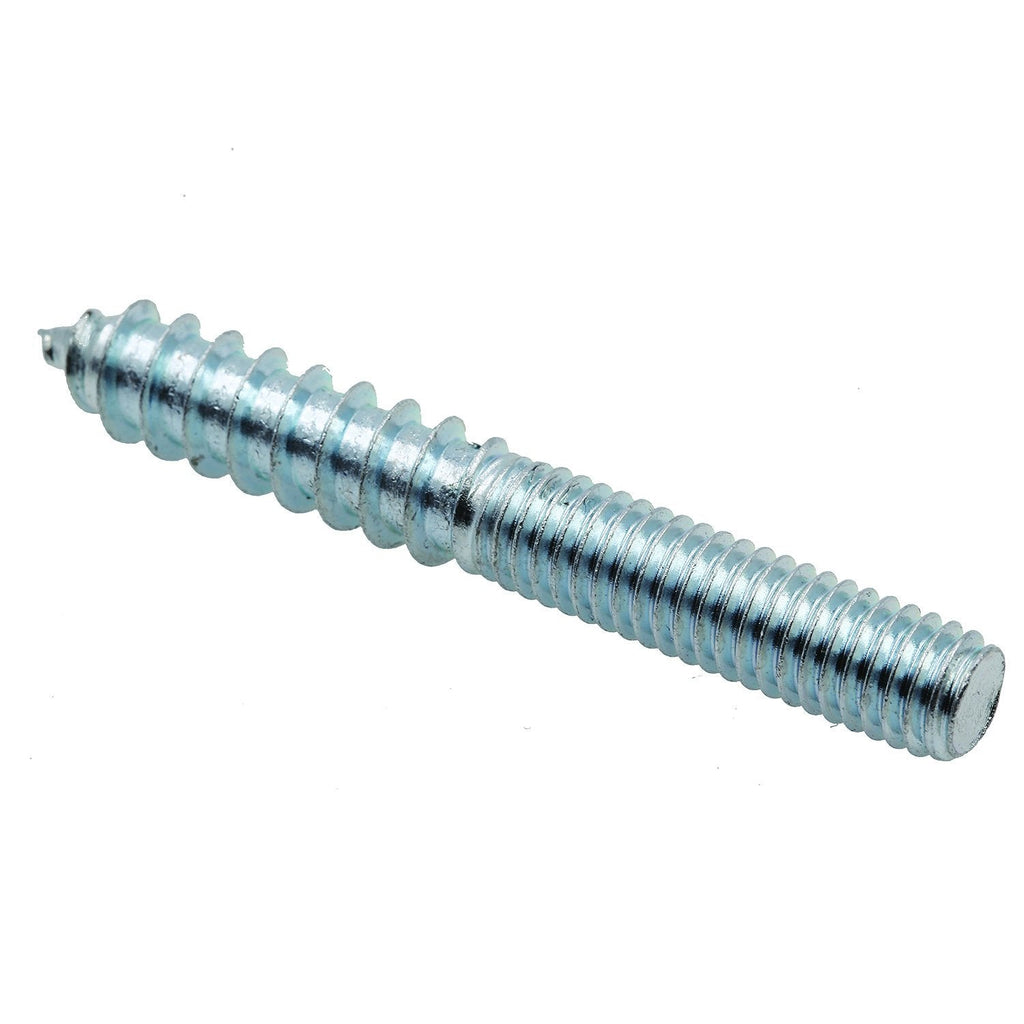 Prime-Line 9050214 Hanger Bolts, 3/8 In.-16 X 3 In., Plain Steel (10 Pack)