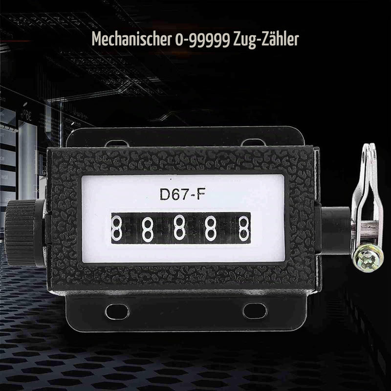 5 Digit Stainless Steel Counter for Baling Presses, Manual Resettable, 0-99999, Agricultural Machinery Accessories, Hay Bale Production