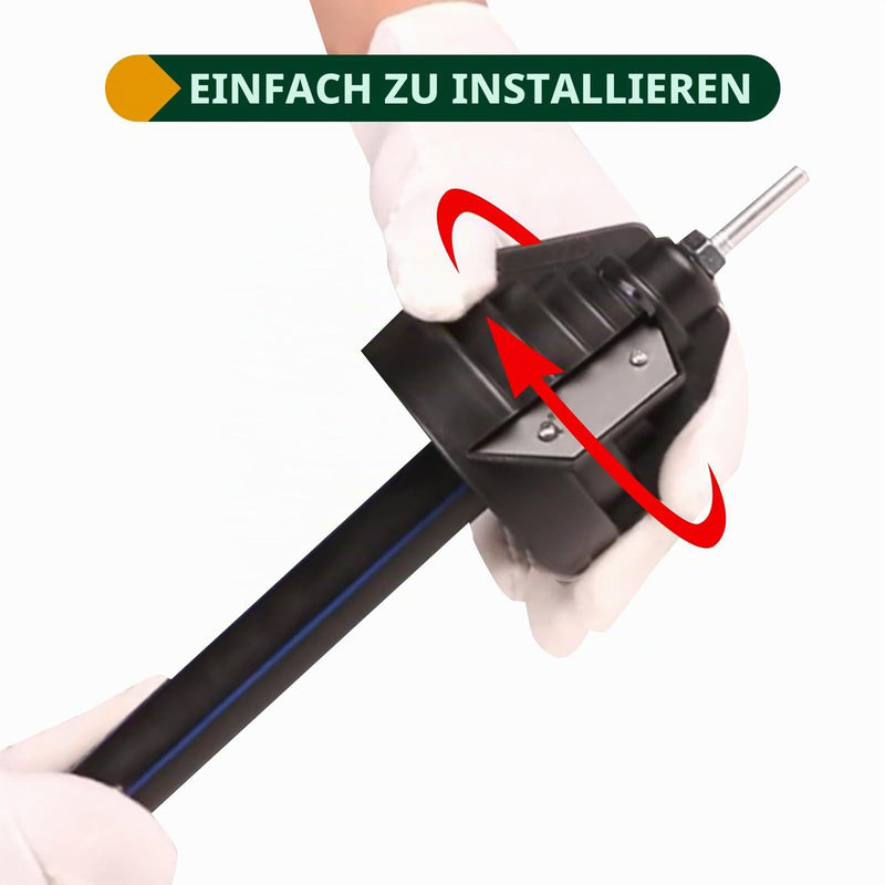 Pipe Deburring & Pipe Cutter Plastic - Hand Deburring for PE Pipe, PVC Pipe and PP Pipes (20-63 mm) - Pipe Deburring Tool for Plastic Pipes, PE Pipe Deburring