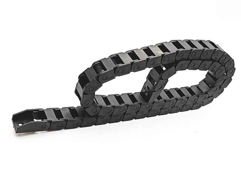 [Australia - AusPower] - 1M Black Plastic Drag Chain Cable Carrier R18 10 x 20mm for CNC Router Mill 