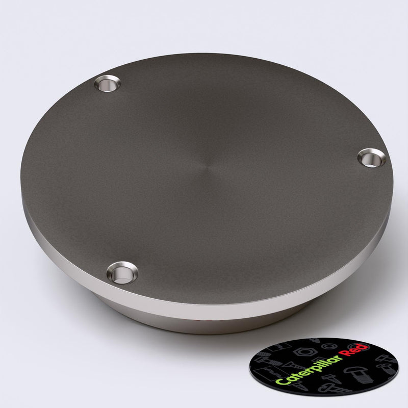 [Australia - AusPower] - Large Flanged Metal Circular Angle Spirit Bubble Degree Level (Green aqueous) 71mm Diameter with Degree Marking, (2 51/64 in) 