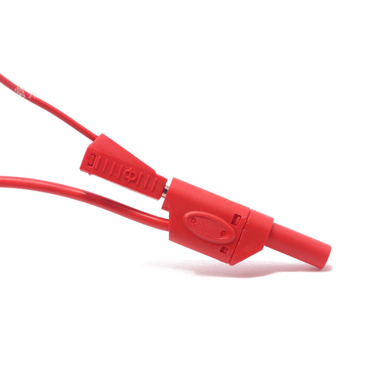 [Australia - AusPower] - 5Colors Safety Fully Insulated Test 4mm Banana Plugs Male Stackable Connectors with Banana Jack Adapters for Multimeter Test Leads Probes 10Pcs 10Pcs 5 Colors 