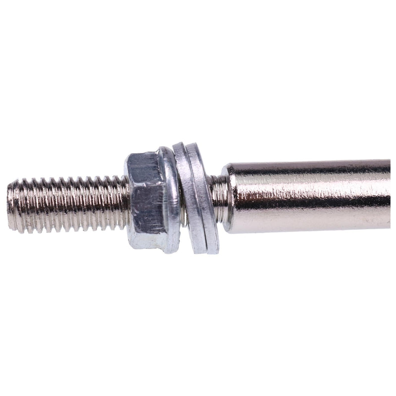 [Australia - AusPower] - 6" Stainless Spring Handle 5" Wide Overall with 1/2" Steel Rod Compatible with Most BBQ Pits Trailers Grills Custom Metal Projects Smokers Wood Stoves Cabinets 