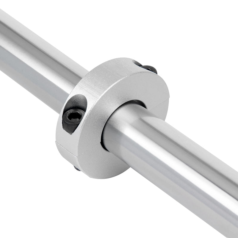 [Australia - AusPower] - (Pack of 4) 30mm Split Shaft Collars, Aluminum Alloy Two-Piece Clamping Collar, 55mm OD, 15mm Thickness, with M6 Set Screws 30mm Bore Size 