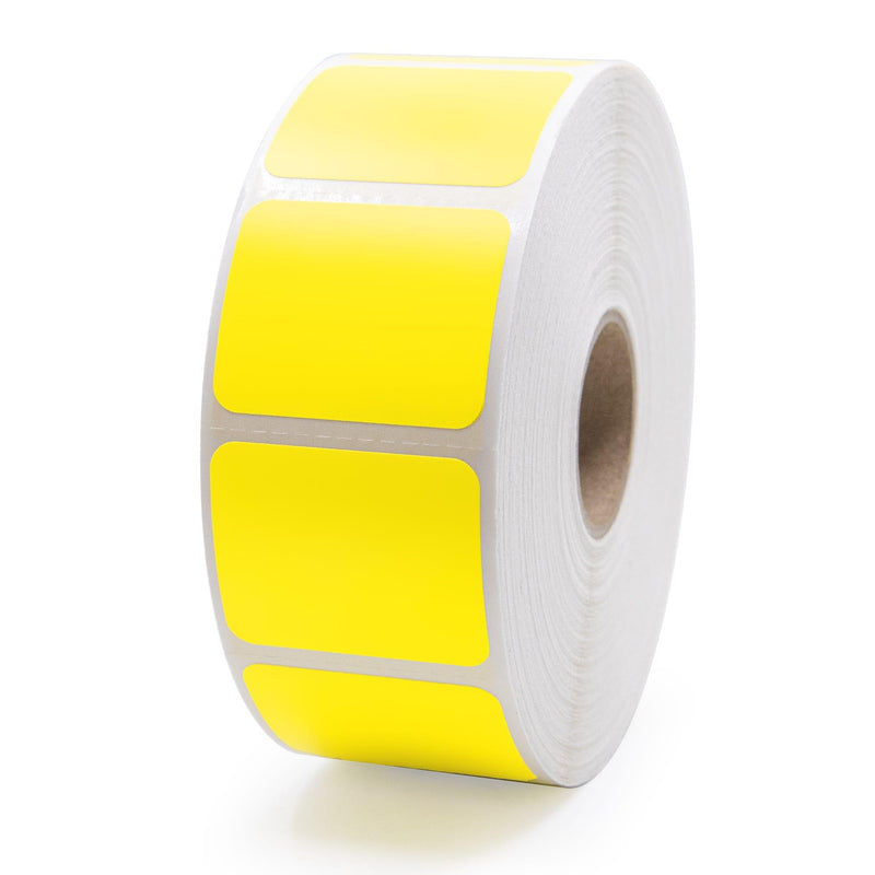 Zebra Yellow UPC Stickers 1.25" x 1" (LV-800512-105Y)
