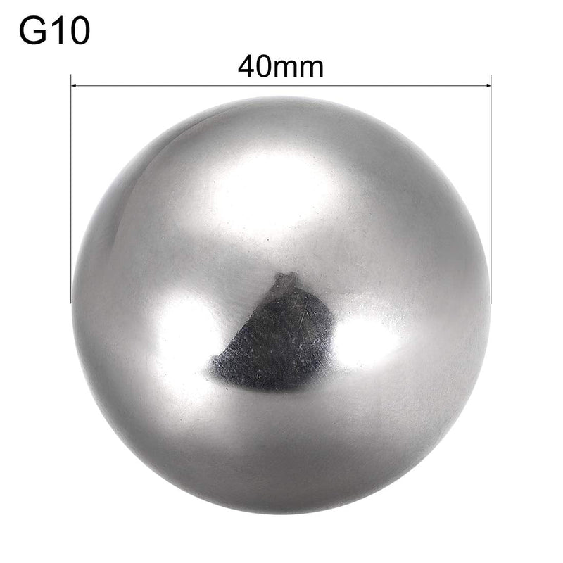 [Australia - AusPower] - uxcell Precision Chrome Steel Bearing Balls 40mm G10 2pcs 