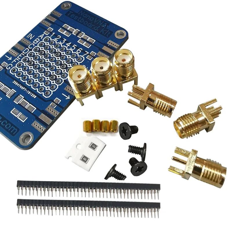 [Australia - AusPower] - Seesii NanoVNA Vector Network Analyzer Test Board Kit for NanoVNA NanoVNA-F NanoVNA-H NanoVNA-H4 Network Analysis Test Board Demo Board 