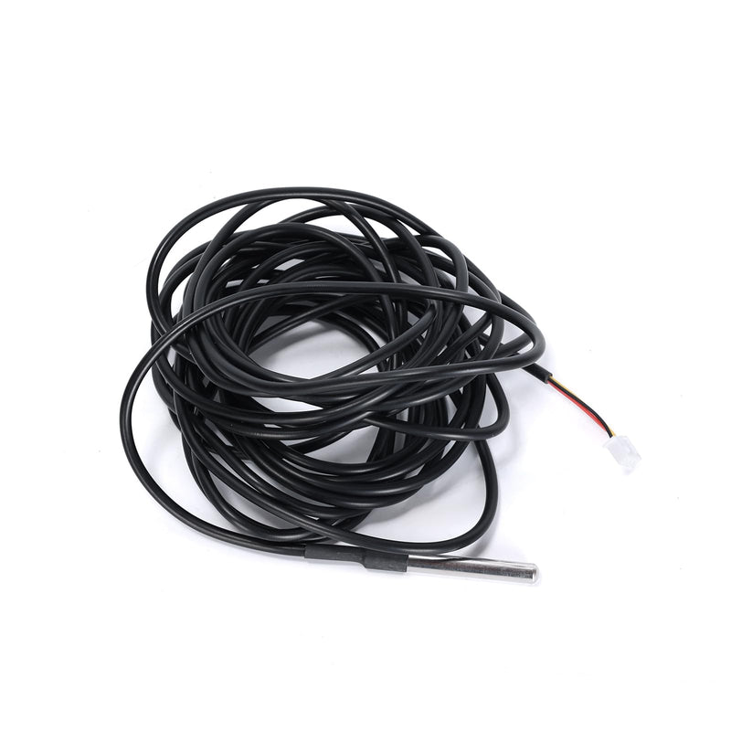 [Australia - AusPower] - 2PCS 5 Meter DS18B20 Temperature sensors Equipped with XH2.54-3Pin terminals, Waterproof Digital Temperature Probe sensors Compatible with Arduino, Raspberry, Pi 5-Meter/16.4FT 