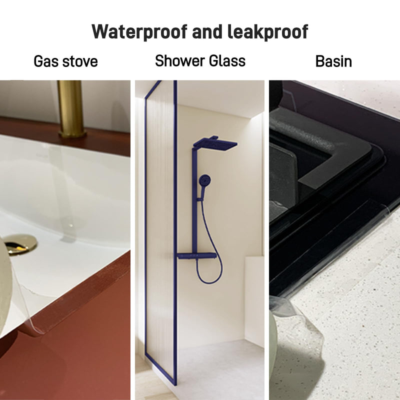 [Australia - AusPower] - 2 Inch x 33 FT Nano Window Weather Sealing Tape, Weather Stripping Residue-Free Clear Windows Insulation Tape, Clear Watherproof Seal, AC, Doors - Heavy Duty Adhesive (Winter Ready) Window well covers 