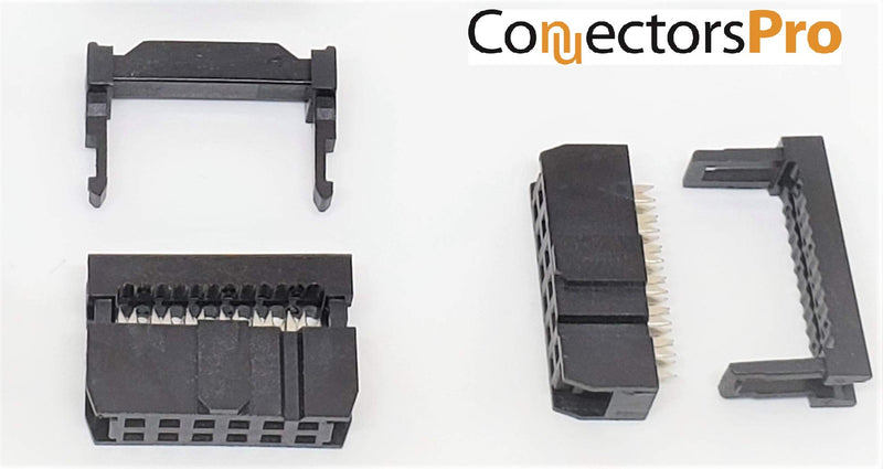 [Australia - AusPower] - Pc Accessories - Connectors Pro 25-Pack 2X6 12P FC 2.54mm 0.1" Pitch Dual Row IDC Sockets for Flat Ribbon Cable, 12 Pins Female Connectors 25-PK 