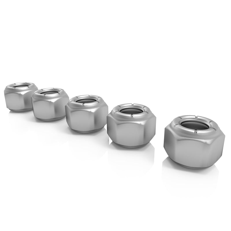 [Australia - AusPower] - Grade 2 Shear Bolts for Rotary Cutters 1/2" x 3-1/2" with Nylock Nuts - 5 Pack 