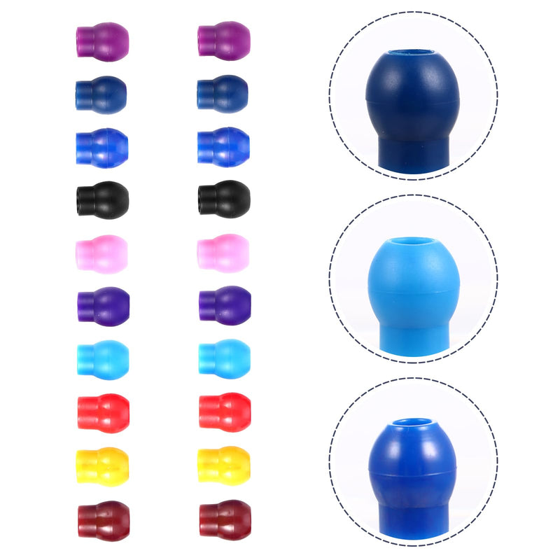 Hemobllo Stethoscope Earplugs Replacement 10 Pairs Silicone Earphones for Stethoscopes with Metal Parts Noise Isolation Vibration Reduction for Hospital and Clinic