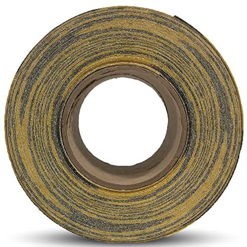 Gator Grip Traction Tape, Premium 60 Grit Hazard Stripe Anti-Slip Adhesive Tape, Indoor/Outdoor, Great for Stairs, Docks & Ramps, Yellow/Black, 2 inch x 60 ft,SG3902YB 2" x 60'
