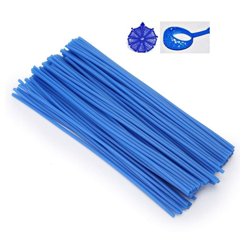 [Australia - AusPower] - Dental Casting Wax Lines, 152.5mm Blue Wax Lines, Suitable For Dental Casting, Jewelry Models, Handicrafts, Etc. 
