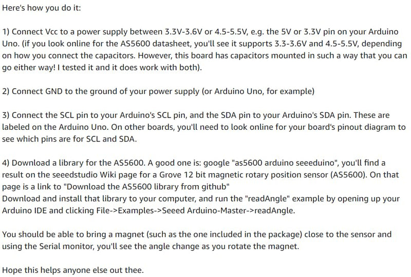 [Australia - AusPower] - 4Pcs AS5600 Magnetic Encoder 3.3V 12bit high Precision Magnetic Induction Angle Measurement Sensor Module?Mainly Used to Obtain Information Such as Progressive Motor Speed 