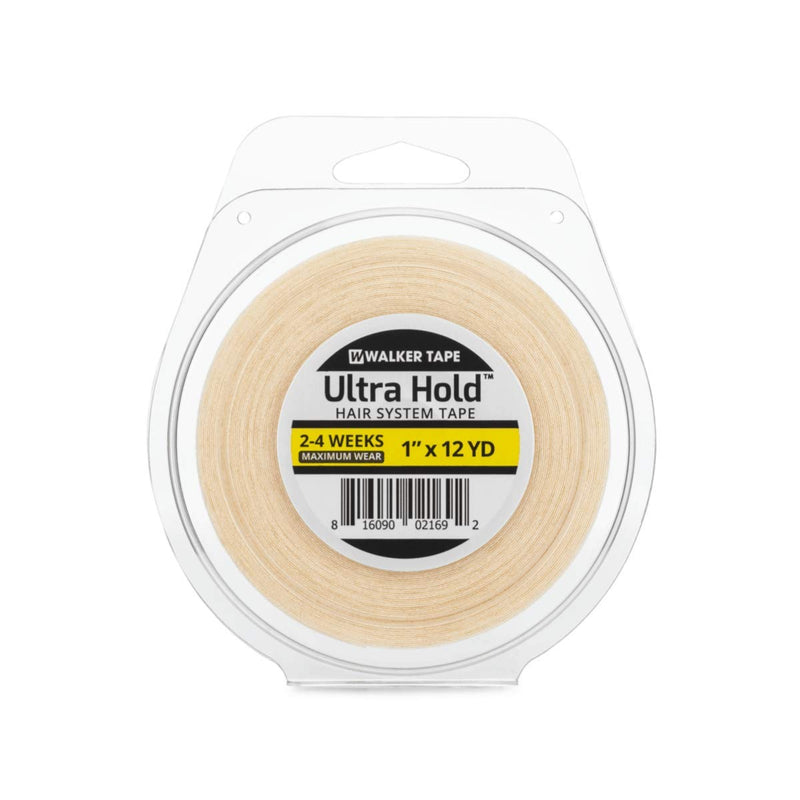 Walker Tape Hold Hair Extension Tape Roll 1" x 12 Yard 36 Foot (Pack of 1)