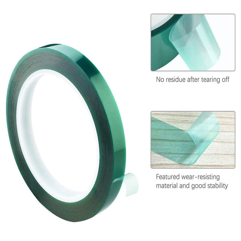 APT Polyester Tape with Silicone Adhesive, High Temperature, 3.5 Mil Thickness, Powder Coating, E-Coating (1, 2" x 72Yds)