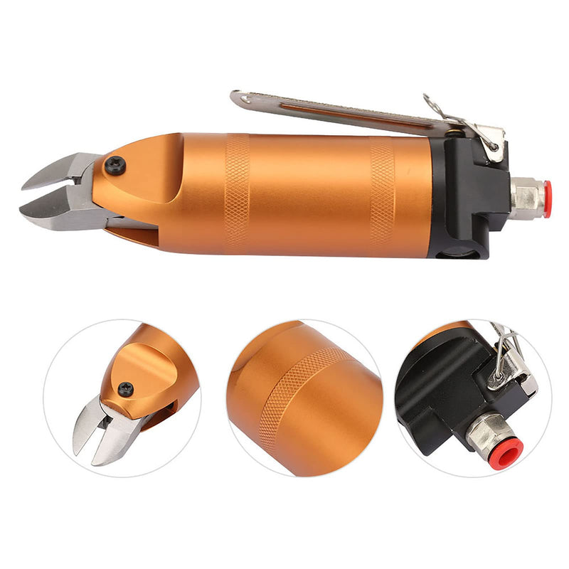 Pneumatic Cutting Pliers, Air Cutting Scissors, Air Wire Scissors, Pneumatic Cutting Pliers, Air Pneumatic Pliers, for Cutting Iron Stainless Steel Brass Wire (HS20-S5)