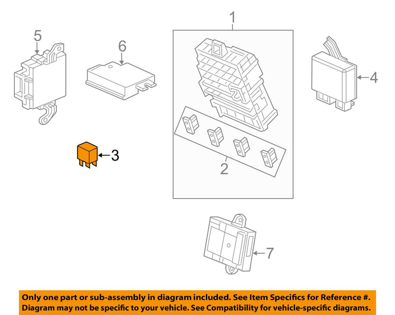 [Australia - AusPower] - Genuine Honda 39794-SDA-A03 Power (Micro Iso) (Omron) Relay Assembly 