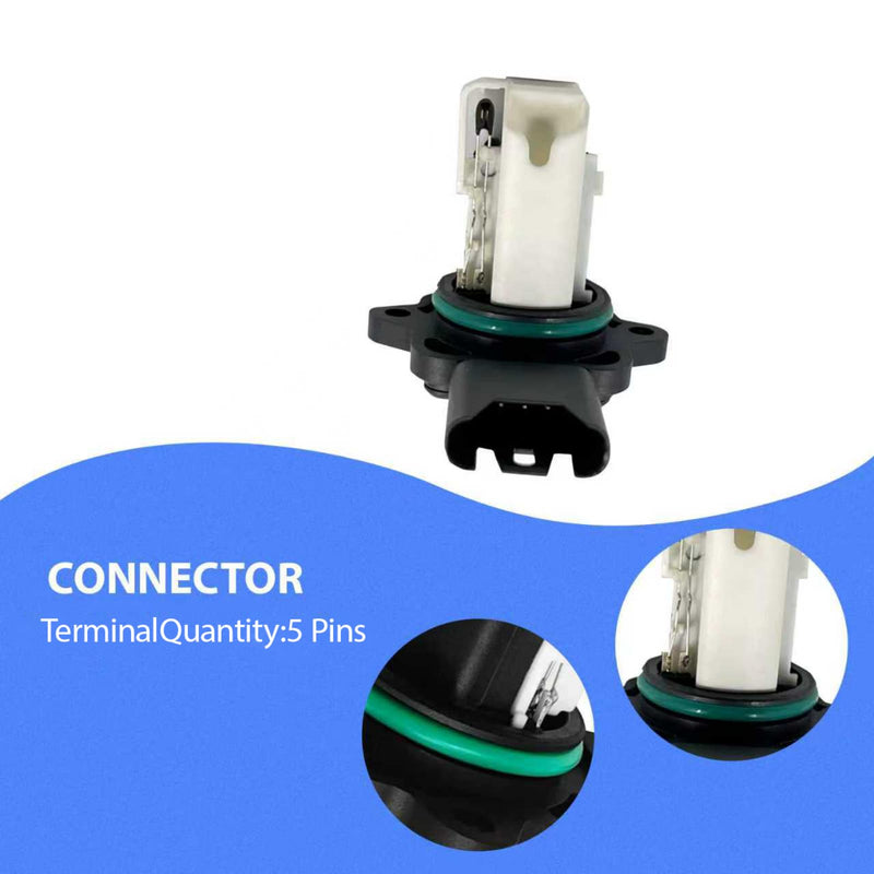 13627551638 5WK97508Z Mass Air Flow Sensor MAF Sensor for BMW 528i 07-08, 528i xDrive 09-10, 528xi 08, 128i 08-12, 328i 07-13, 328i xDrive 09-13, 328i 07-08 Replace MAS0287 8ET009142-631
