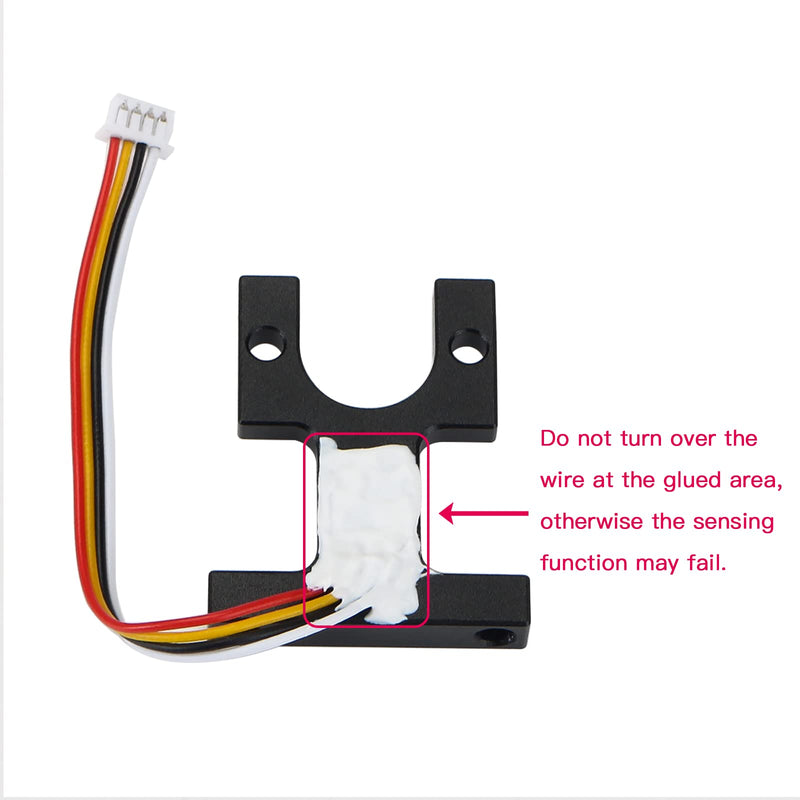 [Australia - AusPower] - BCZAMD Hotend Mounting Block Kit for Anycubi Vyperr Series (B C D), Strain Gauge Sensor Spare Parts The Hole Has No Thread for Automatic Leveling 3D Printer Parts Accessories 