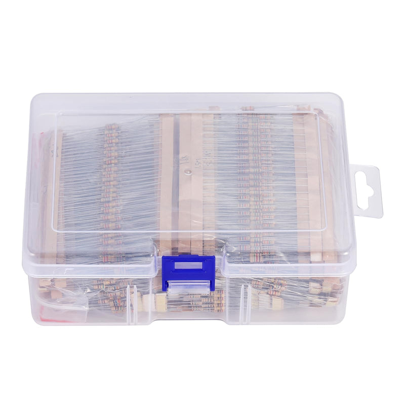 [Australia - AusPower] - 156 Values 3120PCS Resistor Kit 1/4W 5% Carbon Film Resistors 1 Ohm-10M Ohm Assortment Kit for DIY Projects and Experiments 