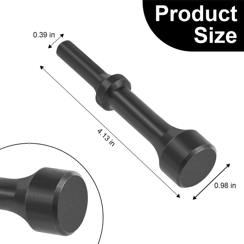 [Australia - AusPower] - 31982 Pneumatic Air Hammer 4-Inch Smoothing Bits, Impact Tool Attachments Fit for Ingersoll Rand Series (2 Pack) 31982 