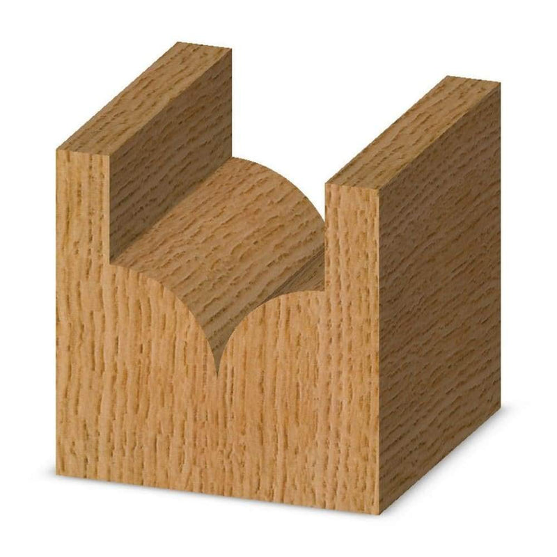 [Australia - AusPower] - Whiteside Router Bits 1572 Point Cutting Round Over Bit with 1/4-Inch Radius, 1/2-Inch Cutting Diameter and 1/2-Inch Cutting Length 