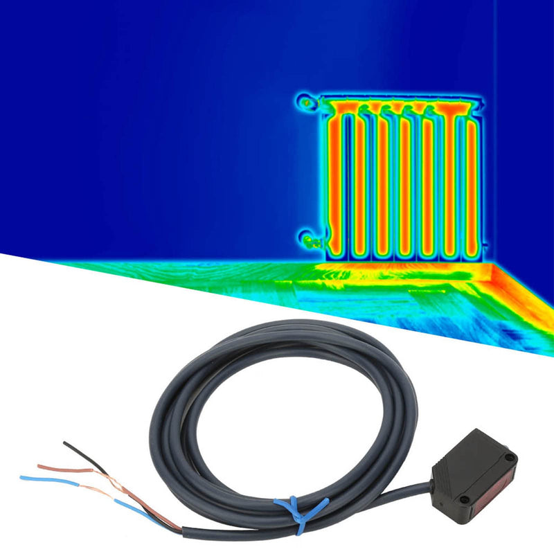 Optoelectronic Switch Sensor, Accurate NPN Sensitive Diffuse Reflection Infrared Sensor Reliable for Metallurgy Detection of Target Objects