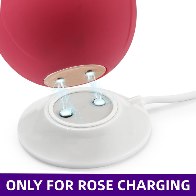 [Australia - AusPower] - Rose Charger, Replacement Rose Standing Base Dock Station, Magnetic Fast Charging USB Cable Charger for Rose - 2 Pack, 2.5Ft 