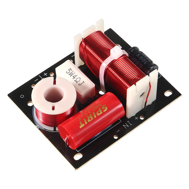 [Australia - AusPower] - 2pcs 400W Speaker Frequency Divider 2 Way Treble/Bass 2 Unit Hi-Fi Audio Speaker Crossover Filter Frequency Distributor DIY Module 