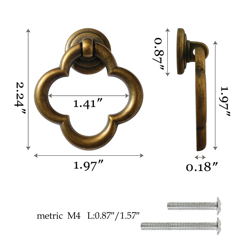 Cupboard Knobs Cabinet Knobs Drawer knobs, Zinc Alloy Gold Knobs for Dresser, Cupboard Knobs for Kitchen, Bathroom 12 Bronze
