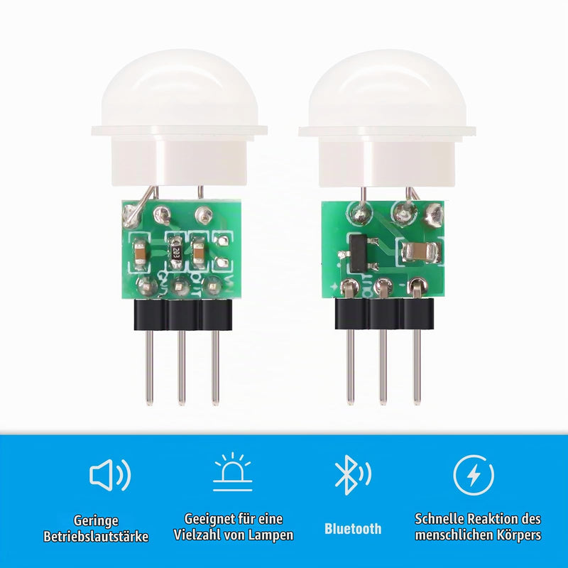 AM312 IR Sensor Module RUIZHI Pack of 5 AS312 Miniature Human Infrared Sensor Module 3~12V Low Power Consumption Used in Auto Sensing Circuits