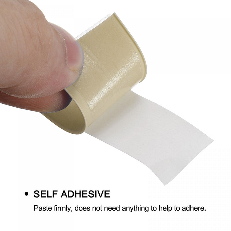 uxcell Waterproof Seal Caulk Strip Tape Self Adhesive 0.87" W x 10.5'L PVC Sealing Tape for Kitchen Bathroom Beige 2Pcs 0.87"