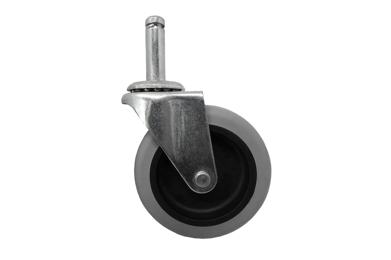[Australia - AusPower] - Shepherd Hardware 9807 3-Inch Swivel Stem Caster, Rubber Wheel, 7/16-Inch Stem Diameter, 175-lb Load Capacity 3 Inch 
