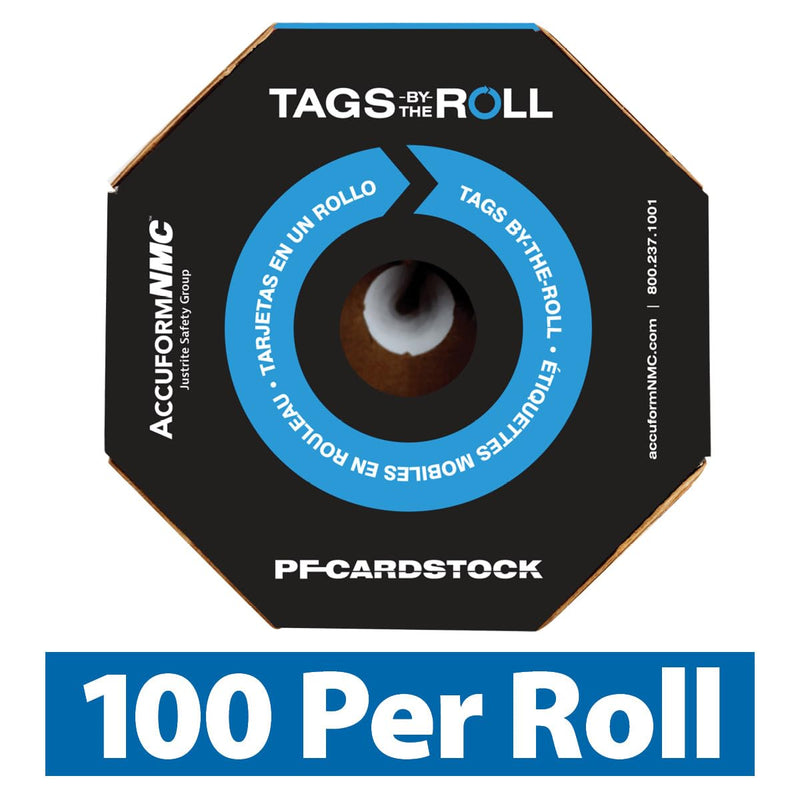 [Australia - AusPower] - 100 Scaffolding Tags by-The-Roll, Scaffold Ok Do Not Alter, US Made OSHA Compliant, Waterproof PF-Cardstock, Resists Tears, 6.25"x3", TAR112 100 Tags 