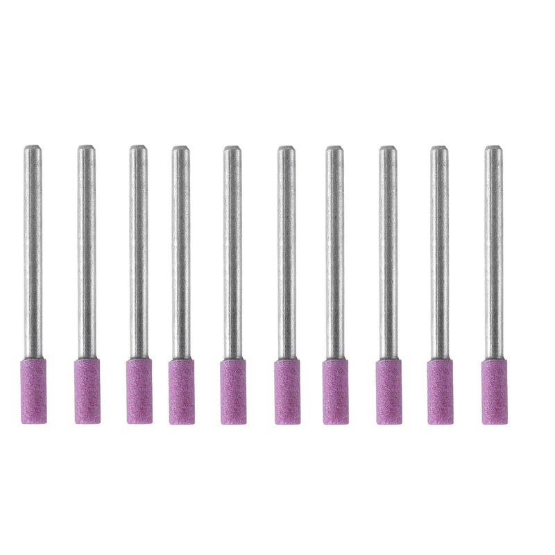 [Australia - AusPower] - Drill Grinding Attachment, 4 mm Mounted Grinding Points Grinding Disc Stone Sharpening Shaft Kits for Rotary Tool Pack of 50 