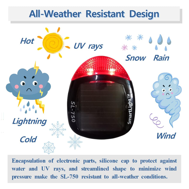 [Australia - AusPower] - Electric Fence Light, Electric Fence Indicator, Electric Fence Tester, Solar Powered, No Wiring, UV and Water Resistant - SmartLight 