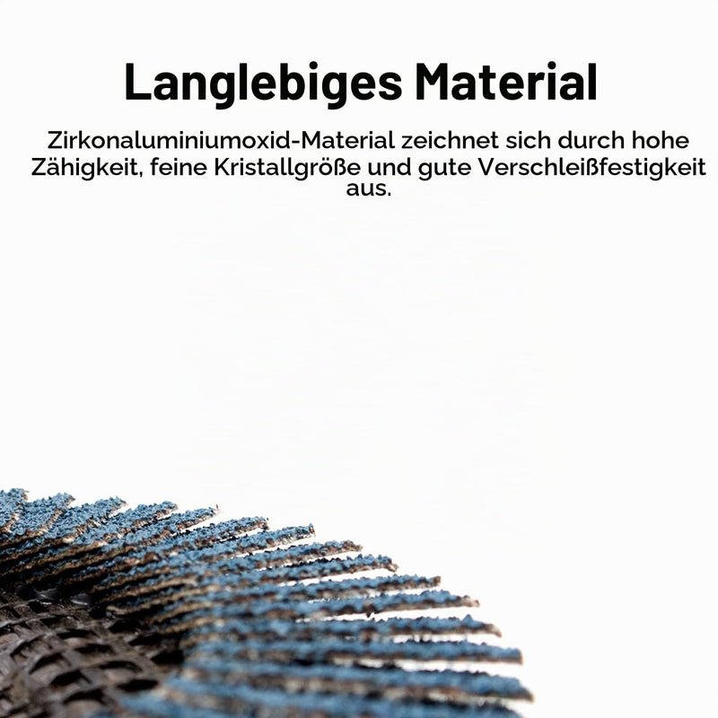 Flap Discs, Pack of 6 Sanding Discs Diameter 75 mm Grit 60/80/120 | Suitable for cordless angle grinders chrup disc lamella discs steel fan grinding disc for angle grinder polishing machine Iron